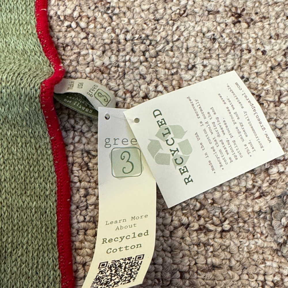 Gnome Design Green Throw Blanket - Picture 2 of 3